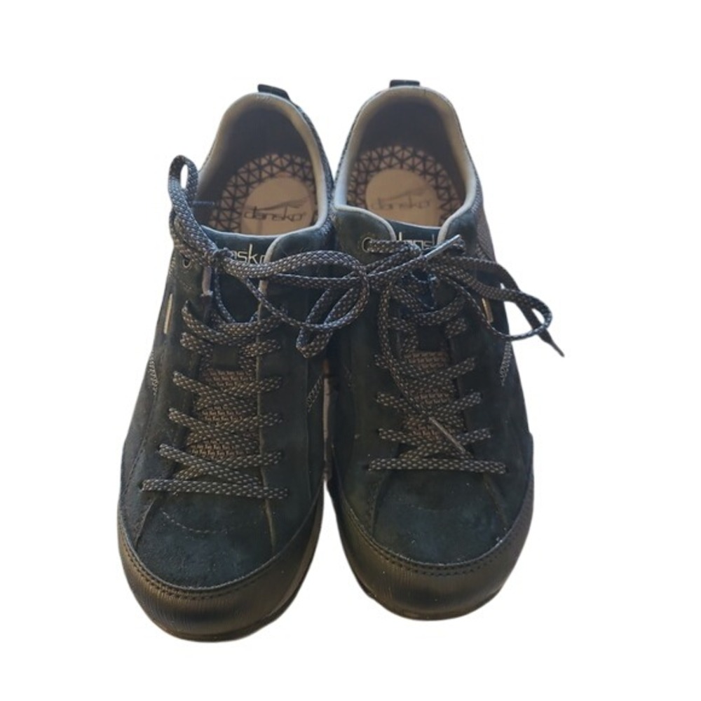 Dansko Paisley sneaker Women SZ 39 US 8.5‎ blk. suade vibram waterproof hiking